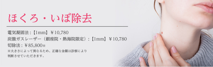 聖心美容クリニック　ほくろ除去・いぼ除去