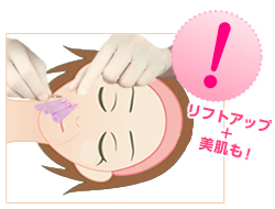 !リフトアップ+美肌効果も!