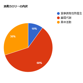 消費カロリーの内訳を知り、ダイエットに活かそう